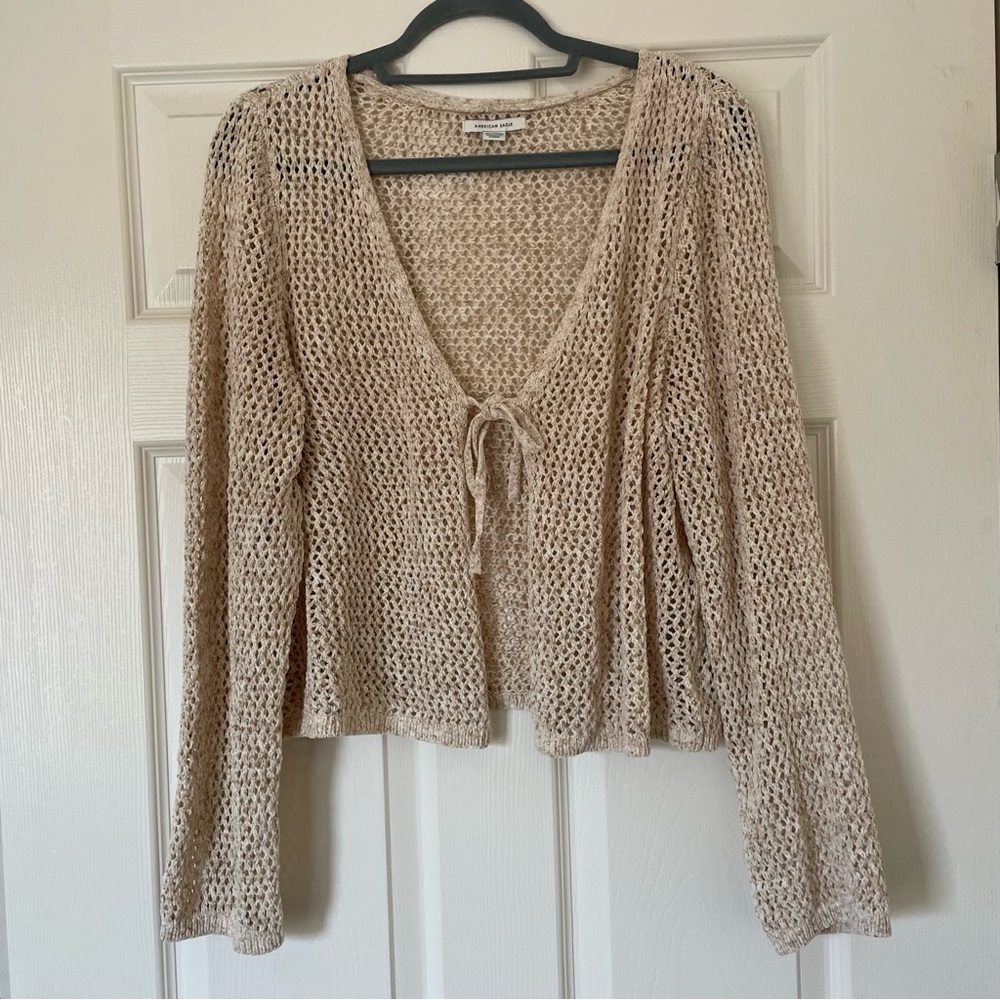 American Eagle tie front cardigan size XL